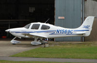 N1569C @ EGBJ - Cirrus SR22 at Gloucestershire Airport - by Terry Fletcher