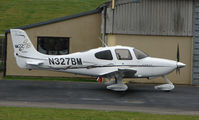 N327BM @ EGBJ - Cirrus SR22 at Gloucestershire Airport - by Terry Fletcher