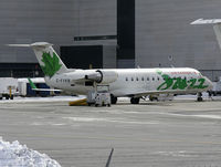 C-FVKM @ CYOW - Jazz CRJ-100 parked in the US Departures/Arrivals terminal - by CdnAvSpotter