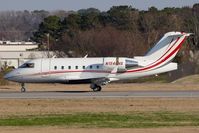N154NS @ ORF - Norfolk Southern Railway Company's 1994 Canadair CL-600-2B16 N154NS rolling out on RWY 5 after landing.