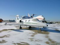 N505PF - Sixth built,first true production Lear. On display at the Kansas Aviation Museum - by David G. Keith