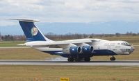4K-AZ100 @ LOWW - Azerbaijan Cargo Silk Way IL-76D-90 - by Delta Kilo