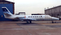 LV-WIJ @ EGGW - A rare Argentinian bizjet on UK soil , visits Luton in 1998 - by Terry Fletcher