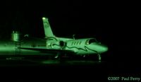 N5VP @ ASJ - Hard to resist the night shot of the Citation - by Paul Perry