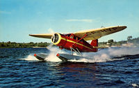 CF-HVP - Post card - Float take-off - by Copyright by H. R. Oakman