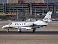 N992AS @ KLAS - Privately Owned - AGP Enterprises, Parker, Arizona / 1979 Cessna 550 Citation II - by Brad Campbell