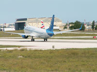 G-XLAI @ LMML - Boeing 737-8Q8/Excel Airways/Luqa,Malta - by Ian Woodcock