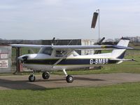 G-BMBB @ EGNF - Cessna F150L at Netherthorpe - by Simon Palmer