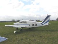 G-BSSE - Cherokee 140 parked out at Bagby - by Simon Palmer