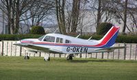 G-OKEN @ EGCJ - PA-28 Arrow at Sherburn-in-Elmet - by Simon Palmer