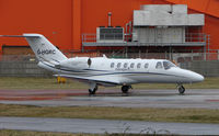 G-HGRC @ EGGW - Today's photo shows this Cessna 525A now wearing Hangar 8 titles - by Terry Fletcher