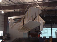 UNKNOWN @ DAL - Wright Flyer replica hanging in the Frontiers of Flight Museum - by Zane Adams