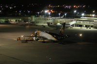 N403UP @ CID - UPS526 unloading shortly after 5AM, parked for the day. - by Glenn E. Chatfield