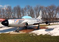 51-5605 @ FAR - Lockheed F-94C-1-LO Starfire, North Dakota Air National Guard display area. 51-5605 - by Timothy Aanerud