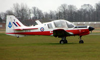 G-CBFP @ EGTC - This Bulldog still wears its RAF marks of XX636