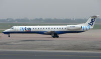 G-EMBK @ EGCC - Flybe Emb145 at Manchester - by Terry Fletcher