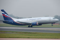 VP-BCN @ EGCC - Unusual to see an Aeroflot B737 in Manchester - by Terry Fletcher