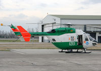 D-HSAT @ EDSB - Germany - Police Eurocopter BK117 B-2 - by G.Rühl