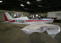 F-GYAK @ LFOX - Inside GAMA Airclub hangar - by Shunn311