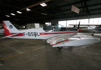 F-GSBL @ LFOX - Inside GAMA Airclub hangar - by Shunn311