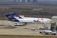 N492FE @ CID - At the FedEx Ramp.  Behind is N269FE.  Shot from tower, one mile away. - by Glenn E. Chatfield