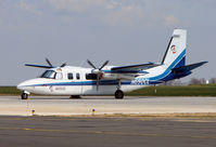 N690CL @ EGSH - Centreline Aerospace's Rockwell 690A at Norwich UK in April 2008