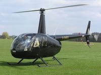 G-DMRS @ EGBK - R44 about to depart from Sywell - by Simon Palmer