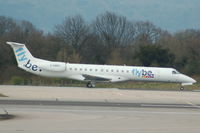 G-EMBO @ EGCC - Flybe - Taking Off - by David Burrell