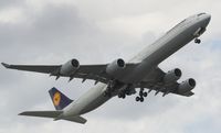 D-AIHO @ LOWW - Lufthansa  A340-642 - by Delta Kilo