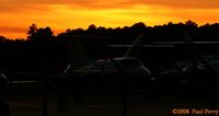N103CW @ ISO - Colorful sunset beyond this twin - by Paul Perry