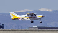 N9107W @ KAPA - Landing 35R - by John Little