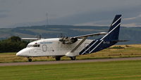 CS-TLS - Just landed at Inverness, Scotland - by E Dodds