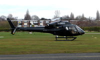 G-HBRO @ EGCB - One of 8 Helicopter vistors to Barton Airfield for the Manchester United v Arsenal Soccer match