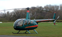 G-DIGG @ EGCB - One of 8 Helicopter vistors to Barton Airfield for the Manchester United v Arsenal Soccer match