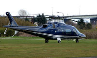 EI-TWO @ EGCB - One of 8 Helicopter vistors to Barton Airfield for the Manchester United v Arsenal Soccer match