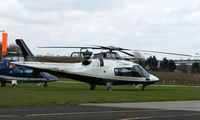 G-IMAR @ EGCB - One of 8 Helicopter vistors to Barton Airfield for the Manchester United v Arsenal Soccer match