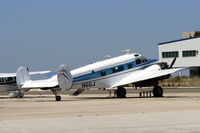 N6GJ @ FTW - Beech 18 at Meacham Field
