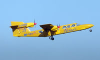 G-XTOR @ EGHI - The Trislander lifts off from Southampton on its journey back to Alderney
