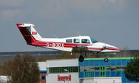 G-BODX @ EGHH - Beech 76 arriving at Bournemouth - by Terry Fletcher