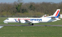 G-CDEA @ EGHI - Eastern Airways Saab 200 backtracking to the take-off point at Southampton