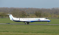G-EMBY @ EGHI - FLYBE EMB145 touches down at Southampton