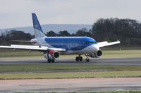 G-DBCK @ EGCC - Taken at Manchester Airport on a typical showery April day - by Steve Staunton