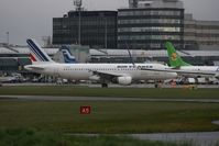 F-GFKR @ EGCC - Taken at Manchester Airport on a typical showery April day - by Steve Staunton