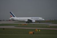 F-GFKR @ EGCC - Taken at Manchester Airport on a typical showery April day - by Steve Staunton