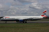 G-EUXM @ EGCC - Taken at Manchester Airport on a typical showery April day - by Steve Staunton