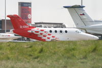 D-IDBA @ EBBR - parked on General Aviation apron (Abelag) - by Daniel Vanderauwera