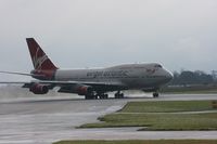 G-VAST @ EGCC - Taken at Manchester Airport on a typical showery April day - by Steve Staunton