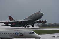 G-VAST @ EGCC - Taken at Manchester Airport on a typical showery April day - by Steve Staunton