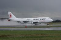 B-KAI @ EGCC - Taken at Manchester Airport on a typical showery April day - by Steve Staunton