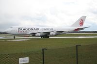 B-KAI @ EGCC - Taken at Manchester Airport on a typical showery April day - by Steve Staunton